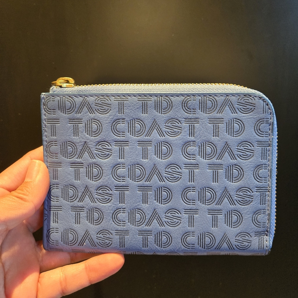Fossil Blue Embossed Wallet